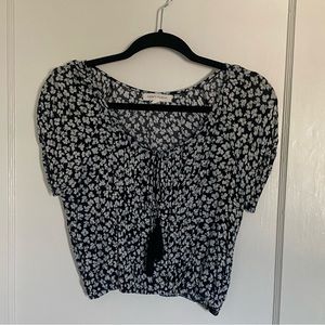 Cropped Honey Punch Floral top